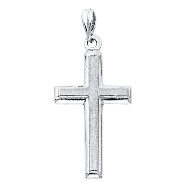 14K Gold Latin Cross Pendant