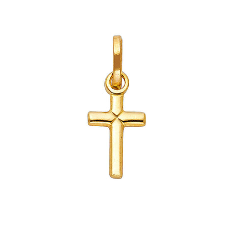 14K Gold Latin Cross Pendant