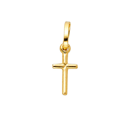 14K Gold Latin Cross Pendant