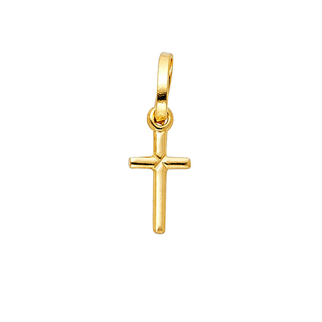 14K Gold Latin Cross Pendant