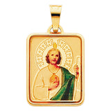 14K Yellow Gold St. Jude Thaddeus Pendant