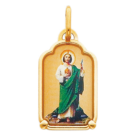 14K Yellow Gold St. Jude Thaddeus Pendant