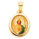 14K Yellow Gold St. Jude Thaddeus Pendant