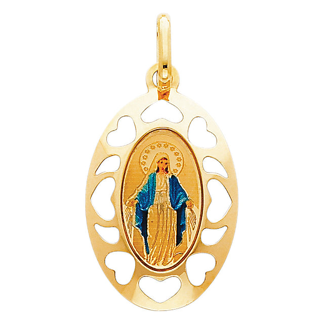 14K Yellow Gold Milagrosa Pendant