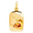 14K Yellow Gold Baptism Pendant