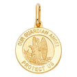 14K Yellow Gold Angel Pendant