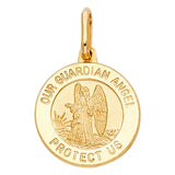 14K Yellow Gold Angel Pendant