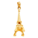 14K Yellow Gold Eiffel Tower Pendant