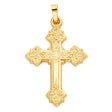 14K Yellow Gold Cross Pendant