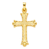 14K Yellow Gold Cross Pendant