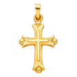 14K Yellow Gold Cross Pendant