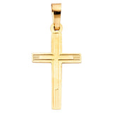 14K Yellow Gold Cross Pendant
