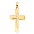 14K Yellow Gold Cross Pendant