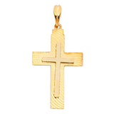 14K Yellow Gold Cross Pendant