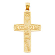 14K Yellow Gold Cross Pendant