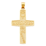 14K Yellow Gold Cross Pendant