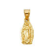14K Yellow Gold Our Lady of Guadalupe Pendant