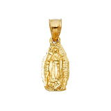 14K Yellow Gold Our Lady of Guadalupe Pendant