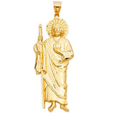 14K Yellow Gold St. Jude Thaddeus Pendant