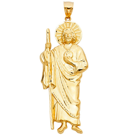 14K Yellow Gold St. Jude Thaddeus Pendant