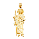 14K Yellow Gold St. Jude Thaddeus Pendant