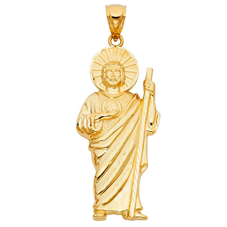 14K Yellow Gold St. Jude Thaddeus Pendant