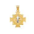 14K Two-Tone Gold San Benito Pendant