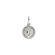 14K White Gold San Benito Cross Medal 0.75 g