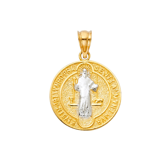 14K Two-Tone Gold San Benito Pendant