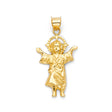 14K Yellow Gold Divine Infant Jesus Pendant