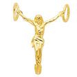 14K Yellow Gold Jesus Christ Body Pendant