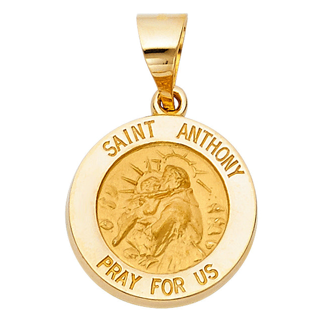 14K Yellow Gold St. Anthony Pendant