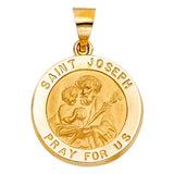 14K Yellow Gold Saint Joseph Pendant