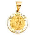 14K Yellow Gold Our Guardian Angel Pendant