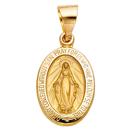 14K Yellow Gold Milagrosa Pendant