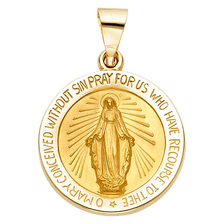 14K Yellow Gold Milagrosa Pendant