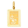 14K Yellow Gold Communion Pendant