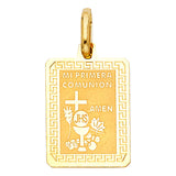 14K Yellow Gold Communion Pendant