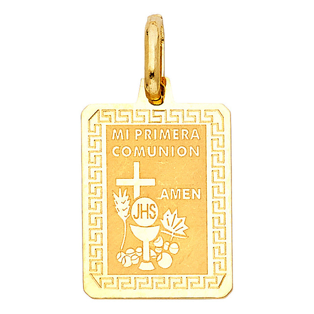 14K Yellow Gold Communion Pendant