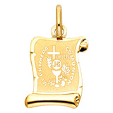14K Yellow Gold Communion Pendant