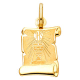 14K Yellow Gold Communion Pendant