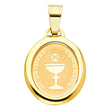 14K Yellow Gold Communion Pendant