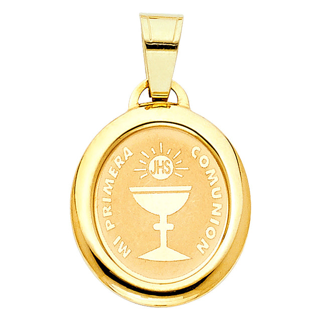 14K Yellow Gold Communion Pendant