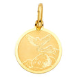 14K Yellow Gold Baptism Pendant