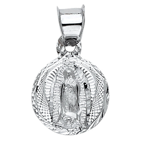 White Guadalupe Round Small