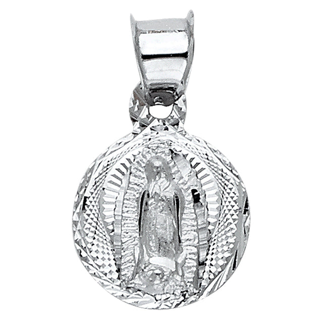 White Guadalupe Round Small