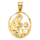 14K Yellow Gold Communion Pendant