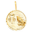 14K Yellow Gold Religious Pendant