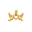 14K Yellow Gold Religious Pendant