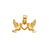 14K Yellow Gold Religious Pendant